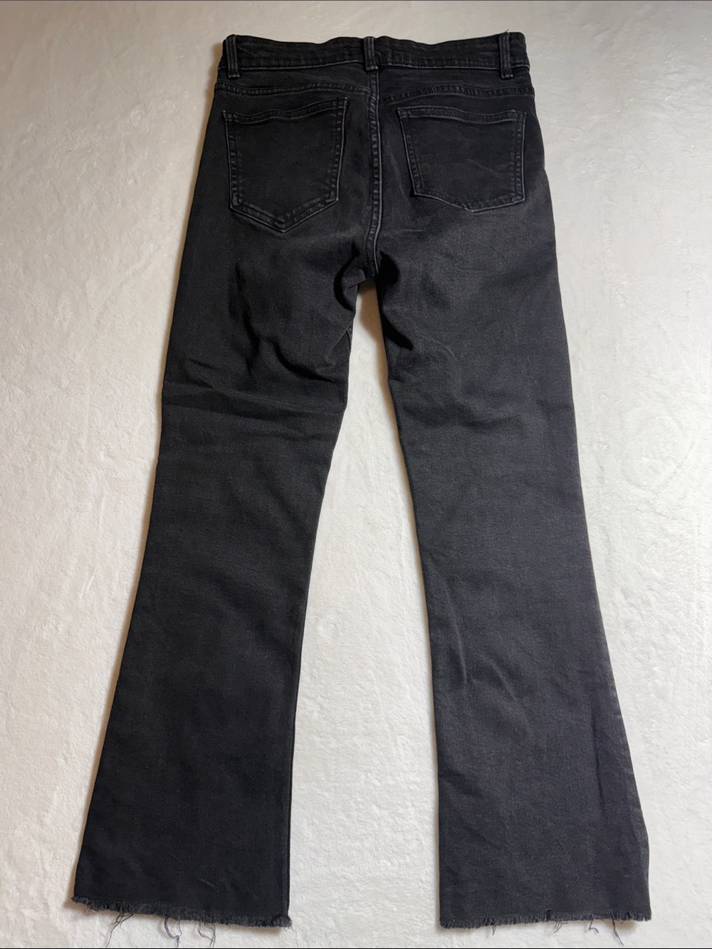 Zara Black High-Rise Flare Jeans - Picture 9 of 9